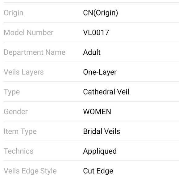 Wedding Accessories 3M Tailing Llower Veil Bridal Romantic Wedding Veil 1 Layer - Picture 5 of 5